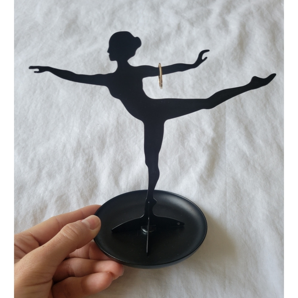 Ballerina Metal Jewelry Stand